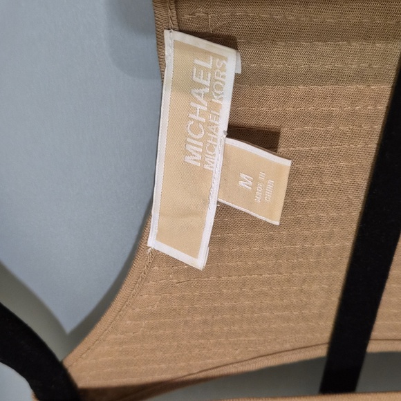 Michael Kors Gold Sequin Sleeveless Dress - Picture 2 of 3